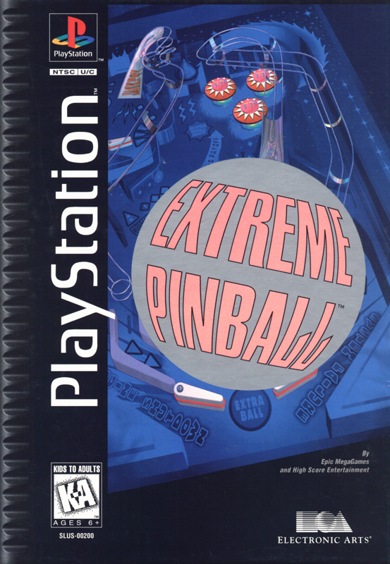 Extreme Pinball [Long Box] box art for Playstation